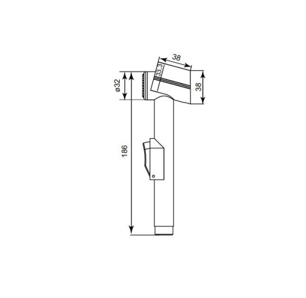 Душевой комплект гигиенический IDDIS 010 (0101F15I20)